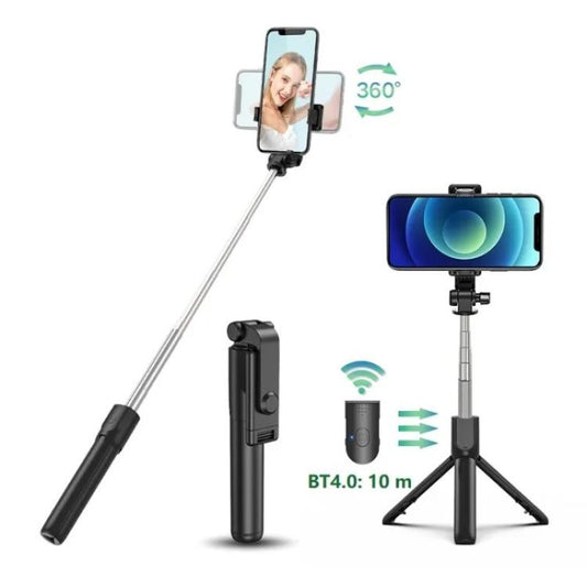3-in-1 Selfie Stick with Bluetooth Shutter & Tripod