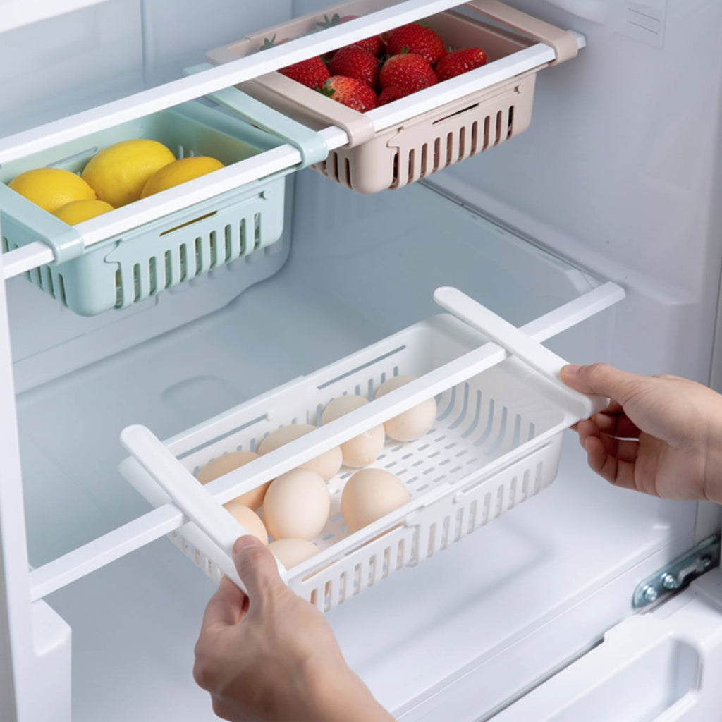 Adjustable Fridge Storage Basket