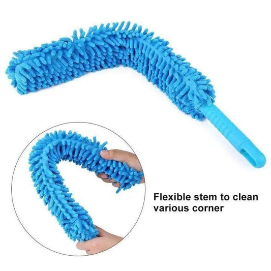 Microfiber Fan Cleaning Duster Steel Body Flexible Fan Mop
