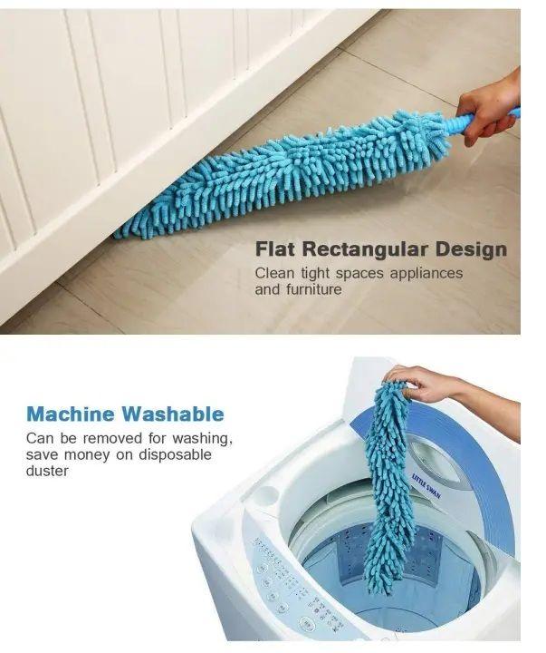 Microfiber Fan Cleaning Duster Steel Body Flexible Fan Mop