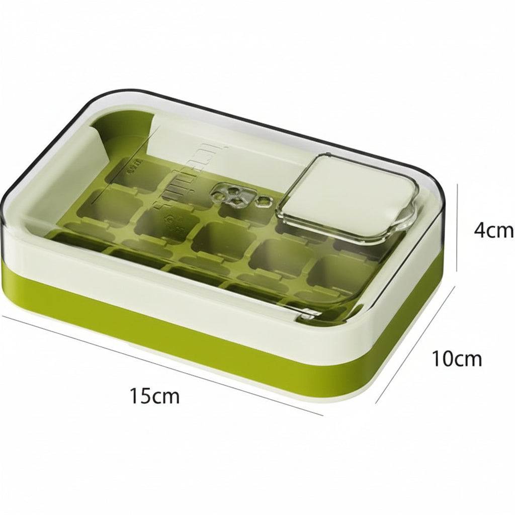 Ice Cube Maker with Cover Easy to Make 15 Ice Perfect for Home Parties Festivals
