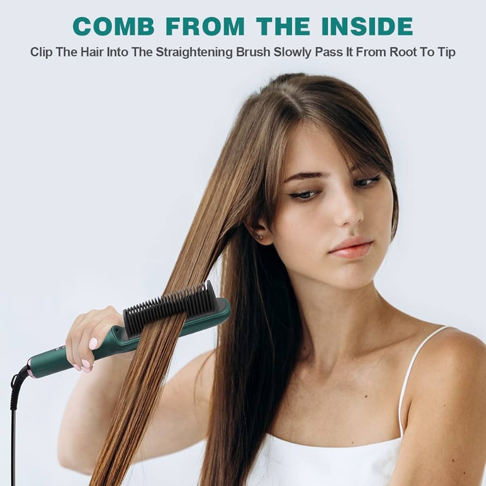 Original 909 Brush Hair Straightener Brush For Girls Comb Style / Hair Styling Hair Comb Brush