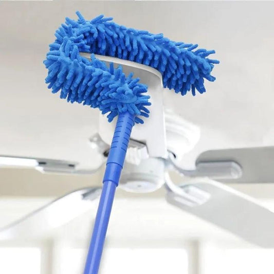 Microfiber Fan Cleaning Duster Steel Body Flexible Fan Mop