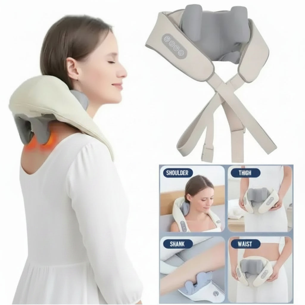 Shoulder and Back Massager all in one Electric Neck & Shoulder Massager with Heat