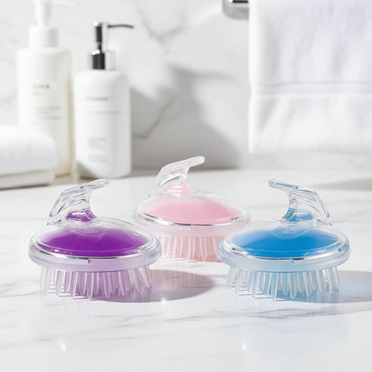 Premium Soft Silicone Head Scalp Massager Brush
